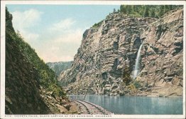 Chipeta Falls, Black Canyon of the Gunnison, CO Colorado - Early 1900's Postcard