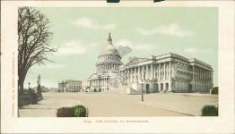 Capitol, Washington, DC Pre-1907 DETROIT PHOTOGRAPHIC CO. Postcard