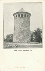 Water Tower, Wilmington, DE Delaware Pre-1907 Postcard