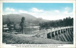 Lake, Hickory Nut Mountain, Tallulah, GA Georgia - Early 1900's Postcard