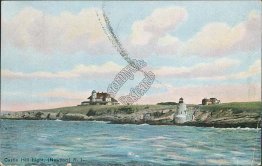 Castle Hill Light House, Newport, RI Rhode Island - 1909 Postcard