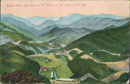 Round Knob, Railroad at 17 Points, Conover, NC North Carolina - 1910 Postcard