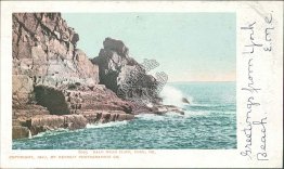 Bald Head Cliff, York, ME Maine Pre-1907 DETROIT PUBLISHING CO. Postcard