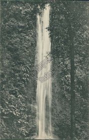 Waterfall, Batavia, Jakarta, Indonesia - Early 1900's Postcard