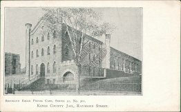 Kings County Jail, Raymond St., Brooklyn, NY New York Pre-1907 Postcard