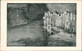 Head of Echo River, Mammoth Cave, KY Kentucky - Early 1900's Postcard