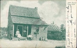 Typical Negro Home Pre-1907 Black Americana Postcard