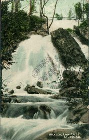 Rockwood Falls, St. John, NB, Canada - Early 1900's Postcard