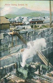 Marble Quarry, Rutland, VT Vermont Pre-1907 Postcard