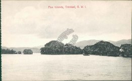 Five Islands, Trinidad, BWI - Early 1900's Postcard