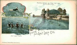 3 Views, Salt Lake City, UT Utah Pre-1907 Postcard