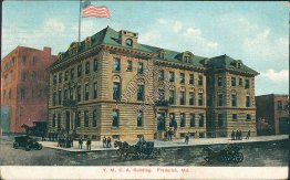 YMCA Building, Fredrick, MD Maryland - 1908 Postcard
