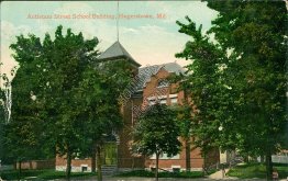 Antietam St. School, Hagerstown, MD Maryland - 1908 Postcard