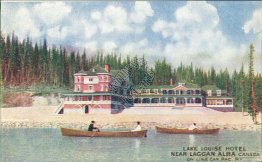 Lake Louise Hotel, Laggan, Alberta, Canada CPR - Early 1900's Postcard
