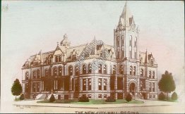 City Hall, Regina, Saskatchewan, Canada 1907 Real Photo RP Postcard