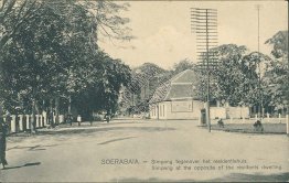 Simpang, Resident Dwellings, Soerabaia, Surabaya, Indonesia - Early Postcard