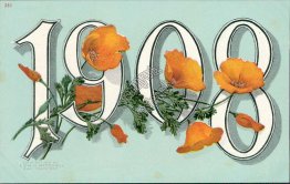 Year 1908 LARGE LETTER, San Francisco, CA California - Early 1900's Postcard
