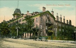 Queen's Hotel, Toronto, Canada - Early 1900's Postcard