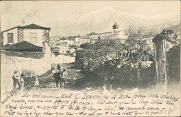 Tenerife, Spain, Peak from Jcod 1903 Postcard, Stamp