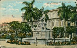 India Monument, Havana, CUBA - Early 1900's Postcard