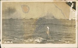 Zeelandia, Dante Alegiri, Siboney, President Grant Naval Fleet Ships RP Postcard