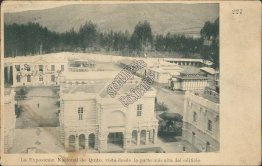 La Exposicion Nacional de Quito, Ecuador - 1909 Exposition Postcard, Stamp