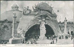 Entrance to Dreamland, Coney Island, NY New York Pre-1907 Postcard