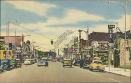 Business District, Tucumcari, NM New Mexico - 1955 Postcard