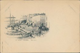 The Quay, Izmir, Turkey - Early 1900's Postcard