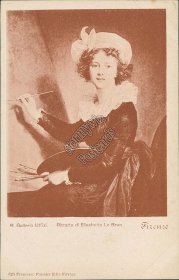 Portrait of Elisabetta Le Brun, Florence, Italy - Early 1900's Postcard