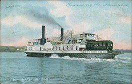 Bath, ME - Steamer Hercules - Early 1900's Postcard