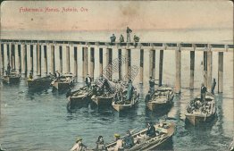 Fishermen Homes, Astoria, OR Oregon Pre-1907 Postcard