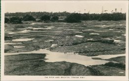 Pitch Lake, Brighton, Trinidad, BWI - Early Real Photo RP Postcard