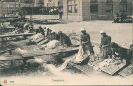 Lavandaie, Washerwomen - Early 1900's Postcard