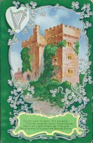 Old Ireland, Blarney Stone - Early 1900's St. Patrick's Day Embossed Postcard