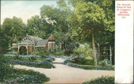 Moorish House, Paul de Longpre Gardens, Hollywood, CA Pre-1907 Postcard