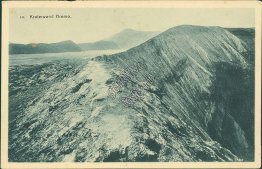 Kraterwand Bromo, Soerabaia, Java, Indonesia - Early 1900's Postcard