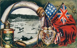 Regatta on NW Arm, Halifax, NS Nova Scotia Canada - 1906 Postcard
