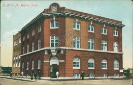 YMCA Building, Regina, Saskatchewan, Canada - Early 1900's Postcard