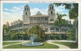 Myrtle Bank Hotel, Kingston, Jamaica - Early 1900's Postcard