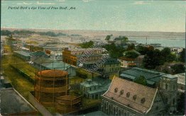 Bird's Eye View, Pine Bluff, AR Arkansas - Early 1900's Postcard