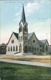 First Methodist Church, Albuquerque, NM New Mexico 1915 Postcard