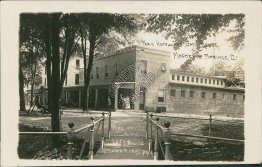 Park Hotel & Bath House, Magnetic Springs, OH Ohio - Early RP Photo Postcard