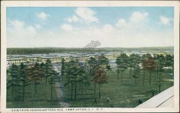 View from Headquarters Hill, Camp Upton, LI, Long Island, NY Postcard