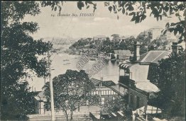 Lavendar Bay, Sydney, Australia - Early 1900's Postcard