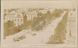 North Terrace, Adelaide, South Australia - Early 1900's RP Postcard
