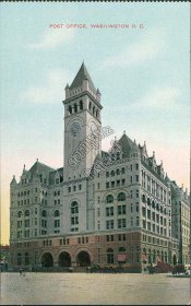 Post Office, Washington, DC - Early 1900's Postcard