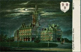 Capitol, Coat of Arms, Hartford, CT Connecticut - Early 1900's Postcard
