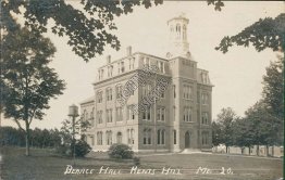 Bearce Hall, Kents Hill, ME Maine - Early 1900's Real Photo RP Postcard