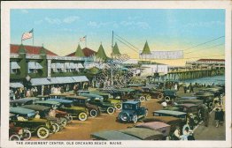 Amusement Center, Old Orchard Beach, ME Maine - Early Postcard